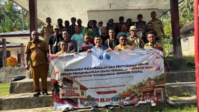 DPMK ITB TURUN KE DESA WITUROMBAUA, BAWA ILMU, TEKNOLOGI DAN GRAND DESAIN PENGEMBANGAN USAHA UNGGULAN DESA